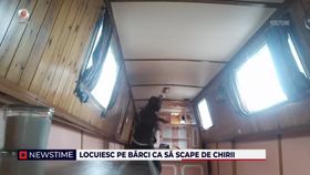 Locuiesc pe bărci ca să scape de chirii